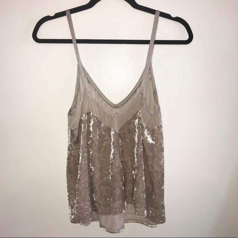 ZARA velvet strap tank top SIZE MEDIUM - Picture 4 of 12